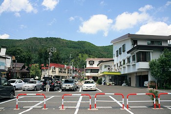 野沢温泉村の風景