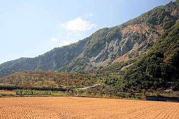 大鹿村の風景