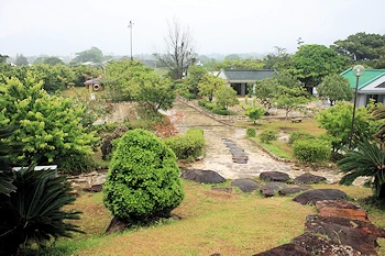岡前西郷公園の風景