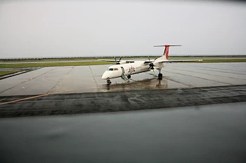 徳之島空港の風景