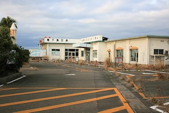 旧種子島空港跡地の風景