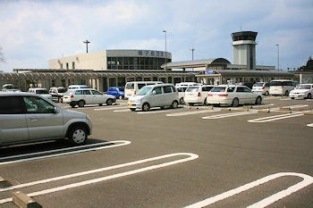 種子島空港の風景