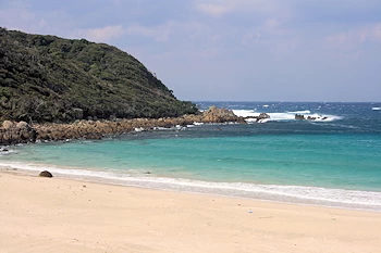浦田海水浴場の風景
