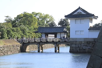 二条城の紅葉風景