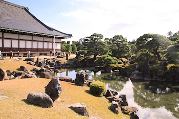 二条城の紅葉風景