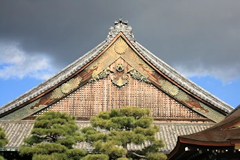二条城の紅葉風景