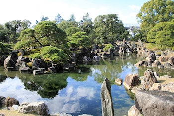 二条城の紅葉風景