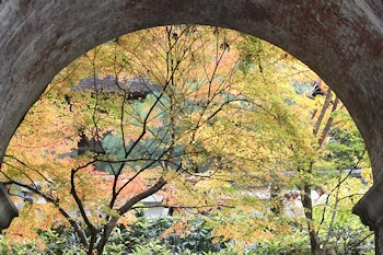 南禅寺の紅葉風景