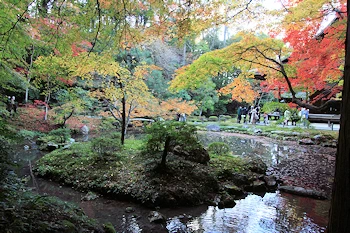 南禅院の紅葉風景