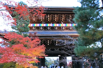 金戒光明寺の紅葉風景
