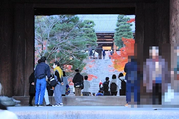 金戒光明寺の紅葉風景
