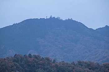 吉田山荘の紅葉風景