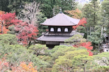 銀閣寺の風景