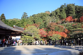 銀閣寺の風景