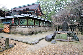御香宮神社の風景