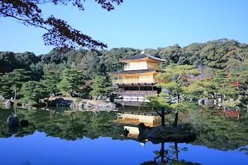 金閣寺の風景