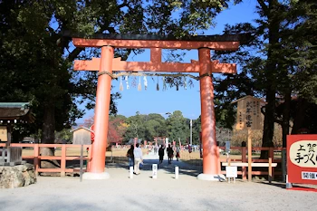 上賀茂神社の風景