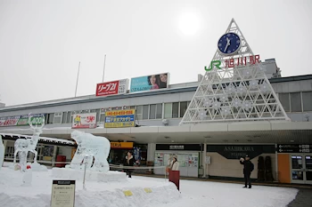 旭川駅の風景