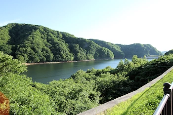 稲倉石古戦場跡の風景