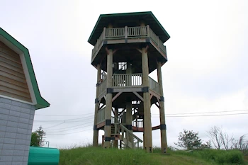 大草原展望塔の風景