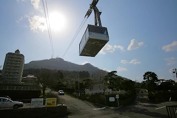函館山ロープウェイの風景
