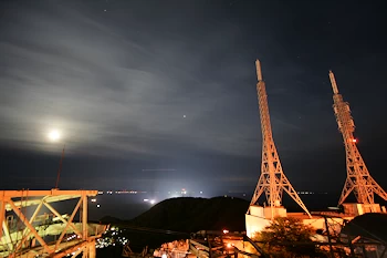 函館山山頂の風景