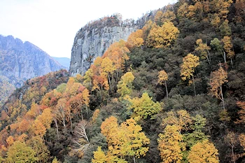層雲峡の風景