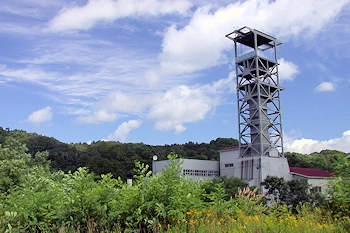 地下無重力実験センターの風景