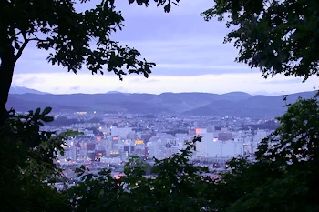 北見ヶ丘展望台の風景