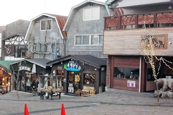 アイヌコタンの風景