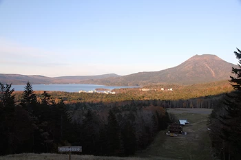 阿寒湖畔展望台の風景