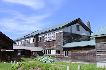 増毛小学校の風景