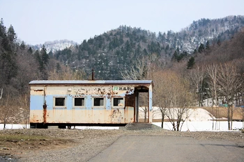筬島駅の風景