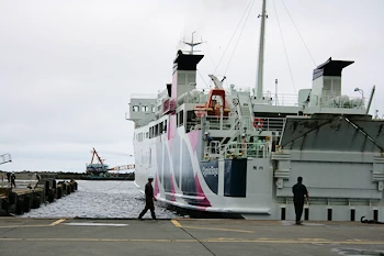 香深港フェリーターミナルの風景