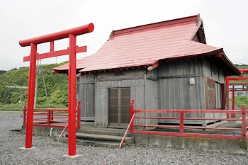見内神社の風景