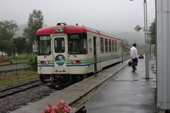 ふるさと銀河線りくべつ鉄道の風景
