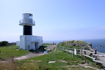 神威岬灯台の風景