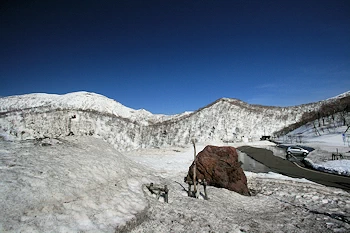 オロフレ峠の風景
