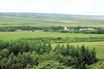 サロベツ宮の台展望台の風景