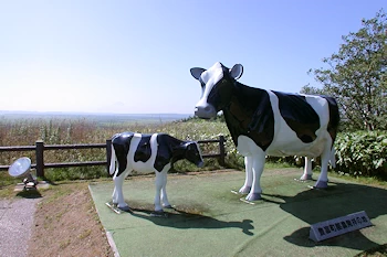 豊富町酪農発祥の地の風景