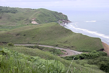 昆布刈石展望台の風景