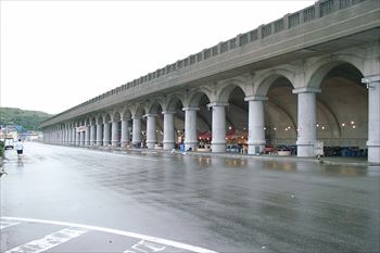 北防波堤ドームの風景
