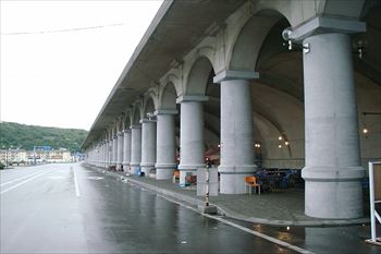 北防波堤ドームの風景