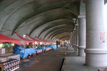 北防波堤ドームの風景
