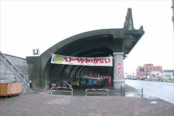 北防波堤ドームの風景