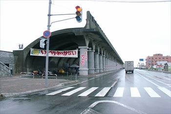 北防波堤ドームの風景