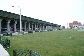 北防波堤ドームの風景