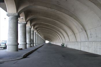 北防波堤ドームの風景