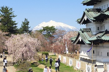 弘前市の風景