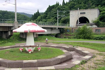 青函トンネル入口広場の画像